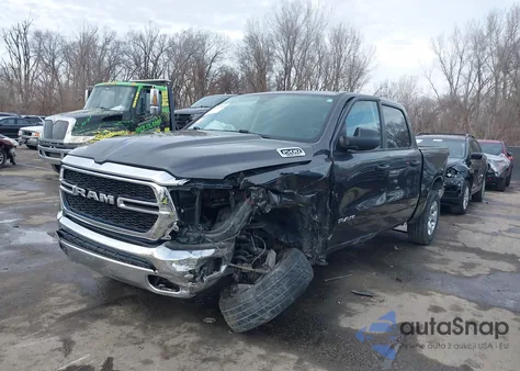2020 Ram 1500 Tradesman 4X4 5'7 Box from USA, damaged, VIN 1C6SRFGT4LN187467